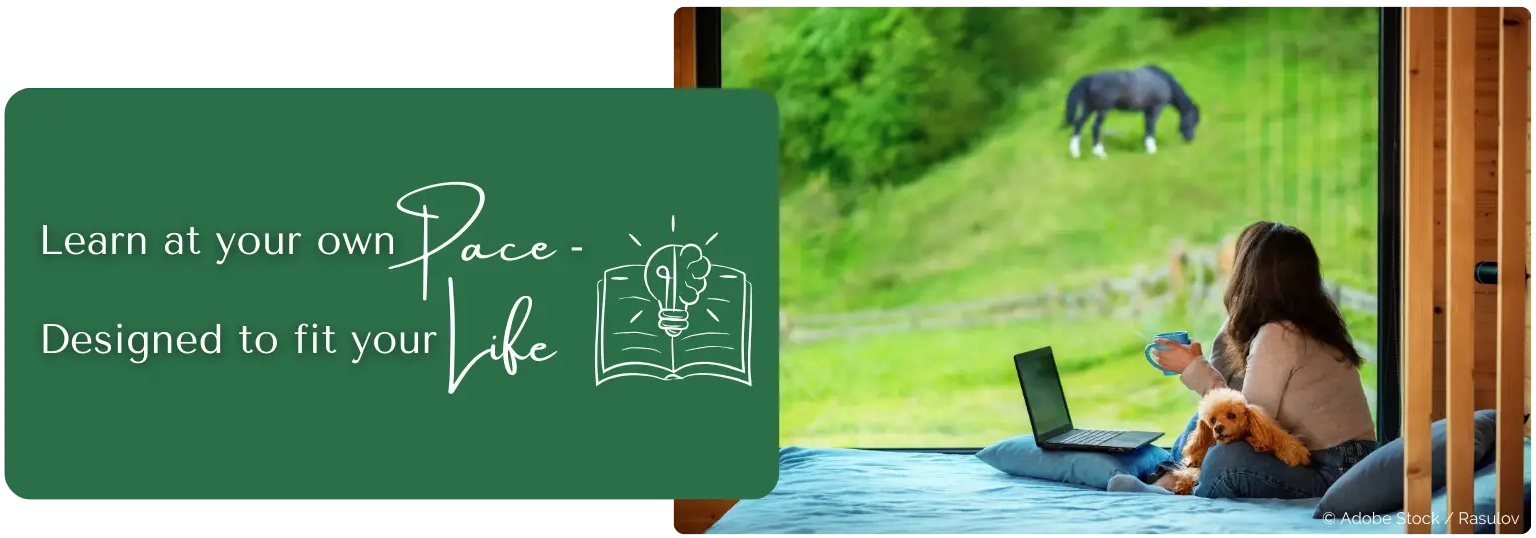 learn at your own pace - designed to fit your life
